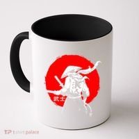 Retro Ancient Japan Samurai Warrior Tokyo Samurai Katana Coffee Mug thumb 0