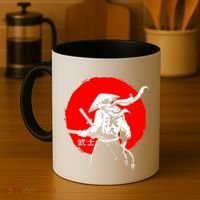Retro Ancient Japan Samurai Warrior Tokyo Samurai Katana Coffee Mug thumb 4