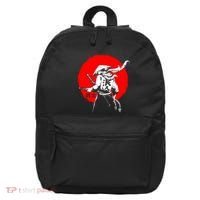 Retro Ancient Japan Samurai Warrior Tokyo Samurai Katana 16 in Basic Backpack thumb 0