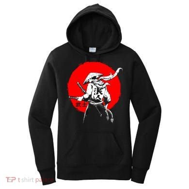Retro Ancient Japan Samurai Warrior Tokyo Samurai Katana Women's Hoodie