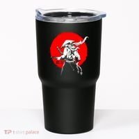 Retro Ancient Japan Samurai Warrior Tokyo Samurai Katana Tumbler thumb 0