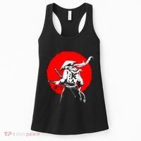 Retro Ancient Japan Samurai Warrior Tokyo Samurai Katana Women's Tank Top thumb 0