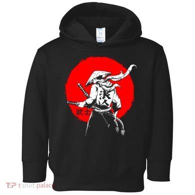 Retro Ancient Japan Samurai Warrior Tokyo Samurai Katana Toddler Hoodie