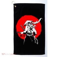 Retro Ancient Japan Samurai Warrior Tokyo Samurai Katana Golf Towel thumb 0