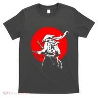 Retro Ancient Japan Samurai Warrior Tokyo Samurai Katana T-Shirt thumb 0