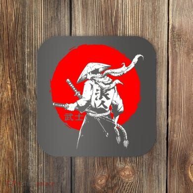 Retro Ancient Japan Samurai Warrior Tokyo Samurai Katana Coaster