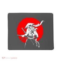 Retro Ancient Japan Samurai Warrior Tokyo Samurai Katana Mousepad thumb 0