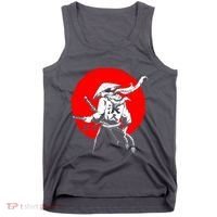 Retro Ancient Japan Samurai Warrior Tokyo Samurai Katana Tank Top thumb 0