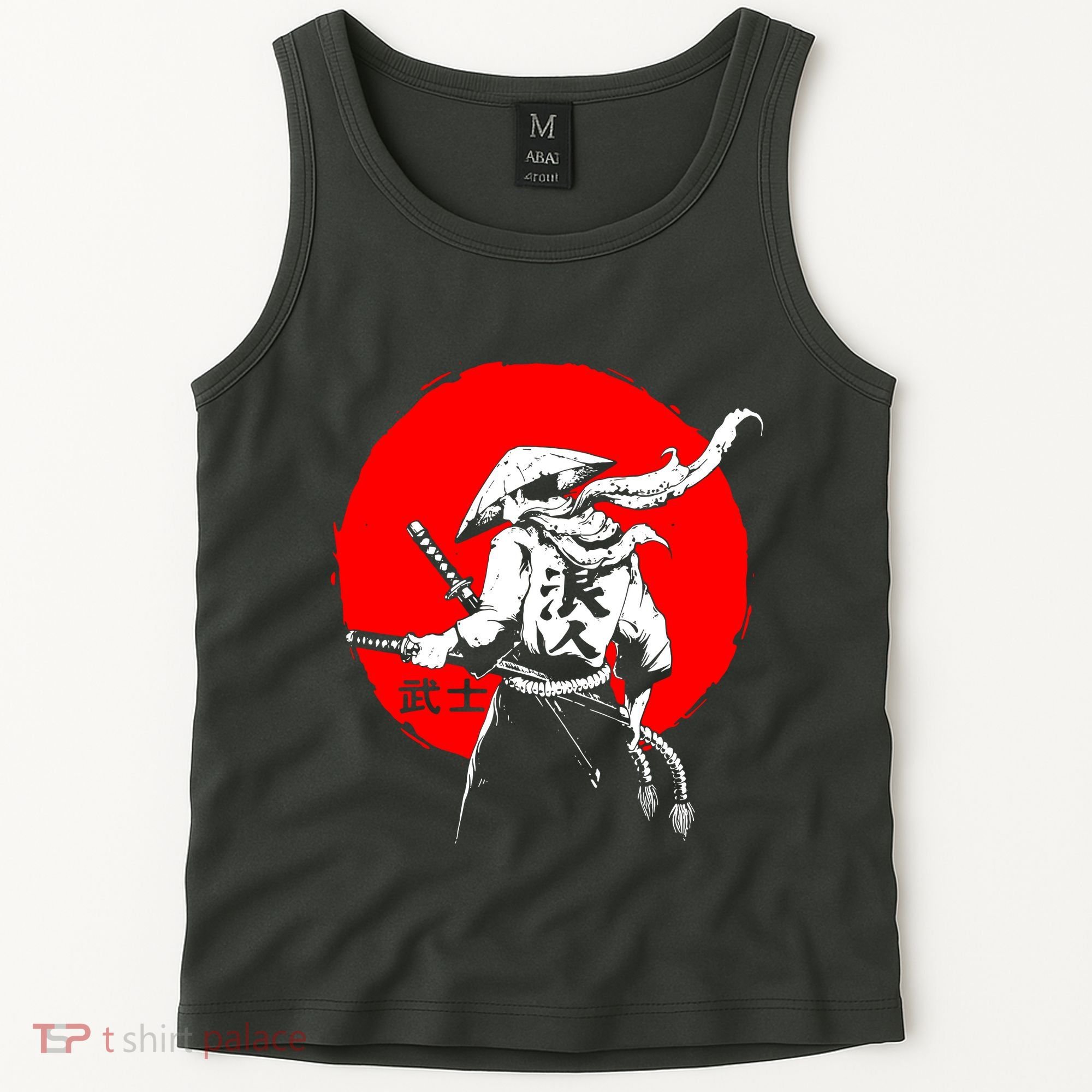 Retro Ancient Japan Samurai Warrior Tokyo Samurai Katana Tank Top