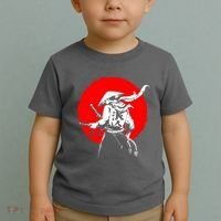 Retro Ancient Japan Samurai Warrior Tokyo Samurai Katana Toddler T-Shirt thumb 2