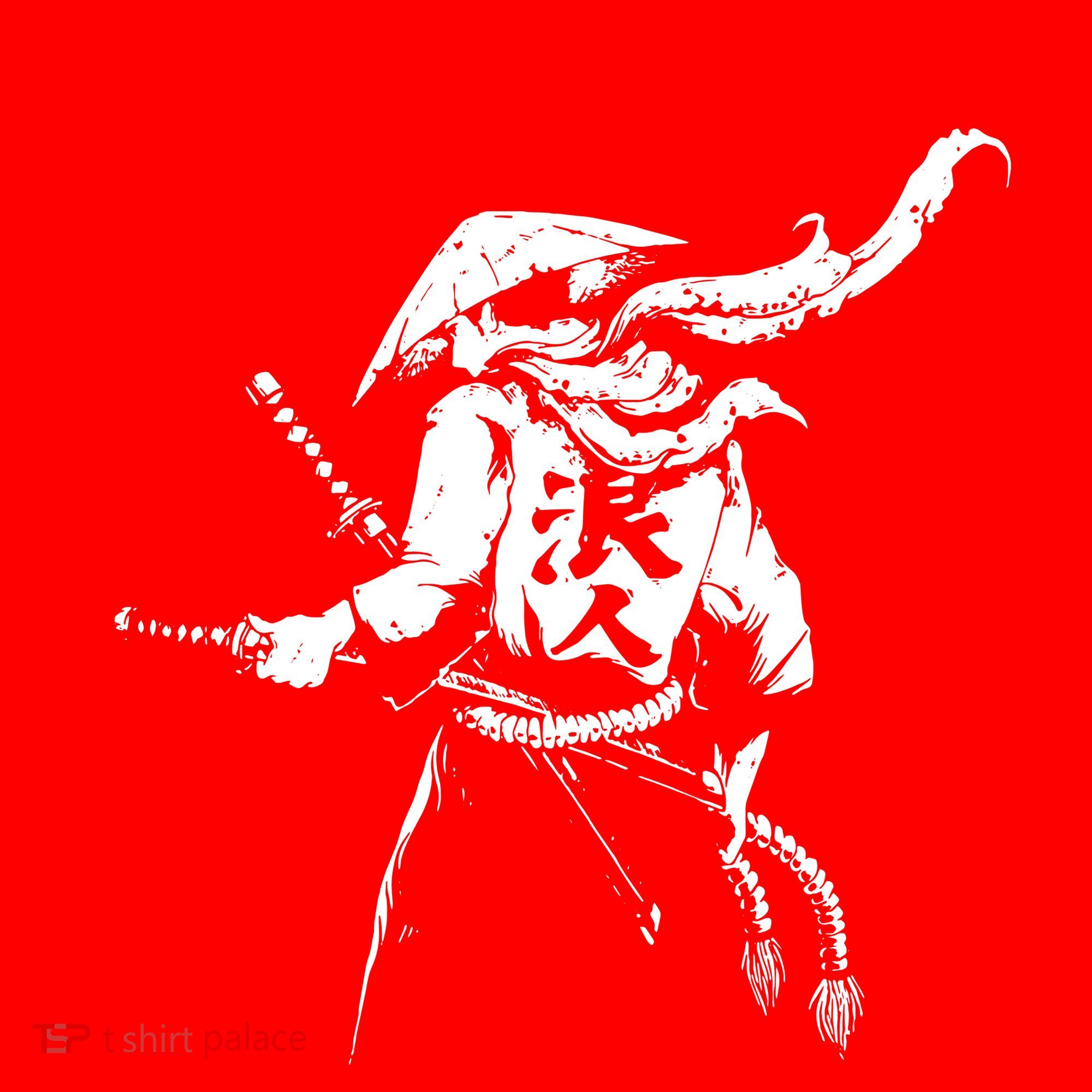 Retro Ancient Japan Samurai Warrior Tokyo Samurai Katana Santa Hat