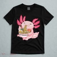 Ramen Axolotl Kawaii Anime Japanese Noddles Anime Girls Gift T-Shirt thumb 5