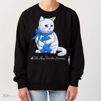 Rainbow All KidsMatter Pinwheel Child Abuse Awareness Women's Sweatshirt thumb 0