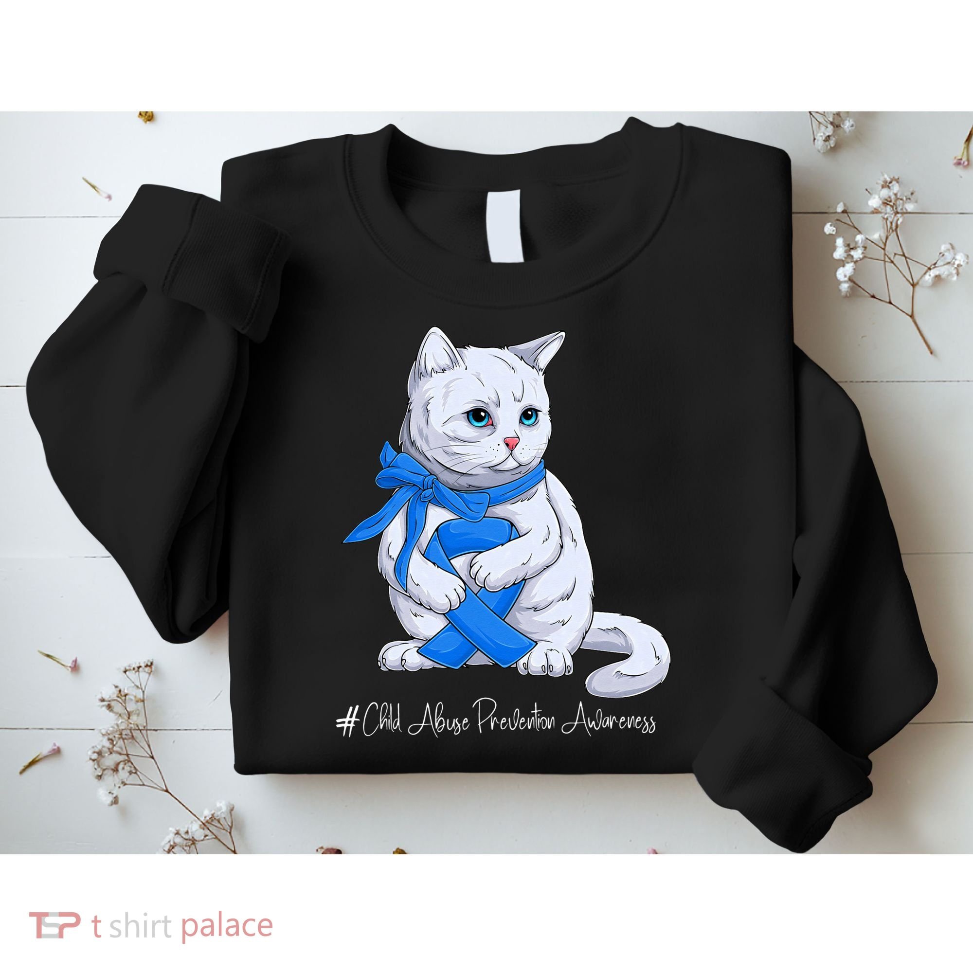 Rainbow All KidsMatter Pinwheel Child Abuse Awareness Sweatshirt