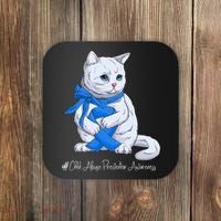 Rainbow All KidsMatter Pinwheel Child Abuse Awareness Coaster thumb 0