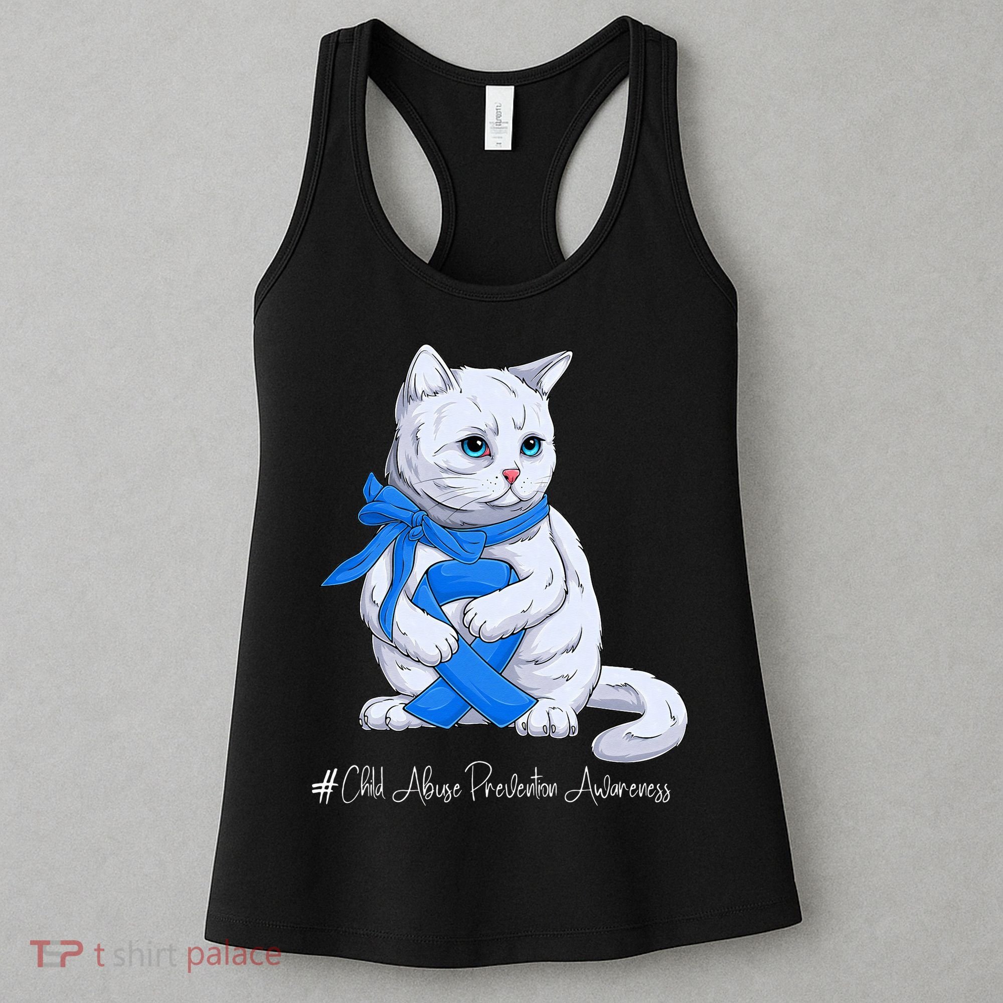 Rainbow All KidsMatter Pinwheel Child Abuse Awareness Women's Tank Top