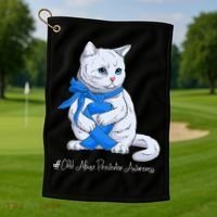 Rainbow All KidsMatter Pinwheel Child Abuse Awareness Golf Towel thumb 1