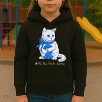 Rainbow All KidsMatter Pinwheel Child Abuse Awareness Kids Hoodie thumb 3