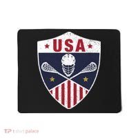 Retro American Lacrosse I Proud USA Lax Player Gift Mousepad thumb 0