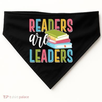 Readers Are Leaders Book Lover USA-Made Doggie Bandana