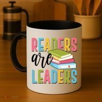 Readers Are Leaders Book Lover Coffee Mug thumb 4