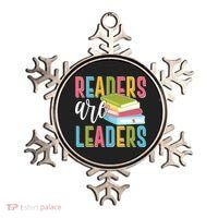 Readers Are Leaders Book Lover Ornament thumb 0
