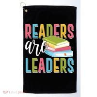 Readers Are Leaders Book Lover Golf Towel thumb 0