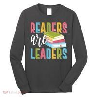 Readers Are Leaders Book Lover Long Sleeve Shirt thumb 0