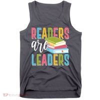 Readers Are Leaders Book Lover Tank Top thumb 0