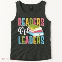 Readers Are Leaders Book Lover Tank Top thumb 2
