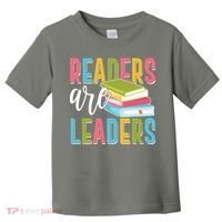 Readers Are Leaders Book Lover Toddler T-Shirt thumb 0