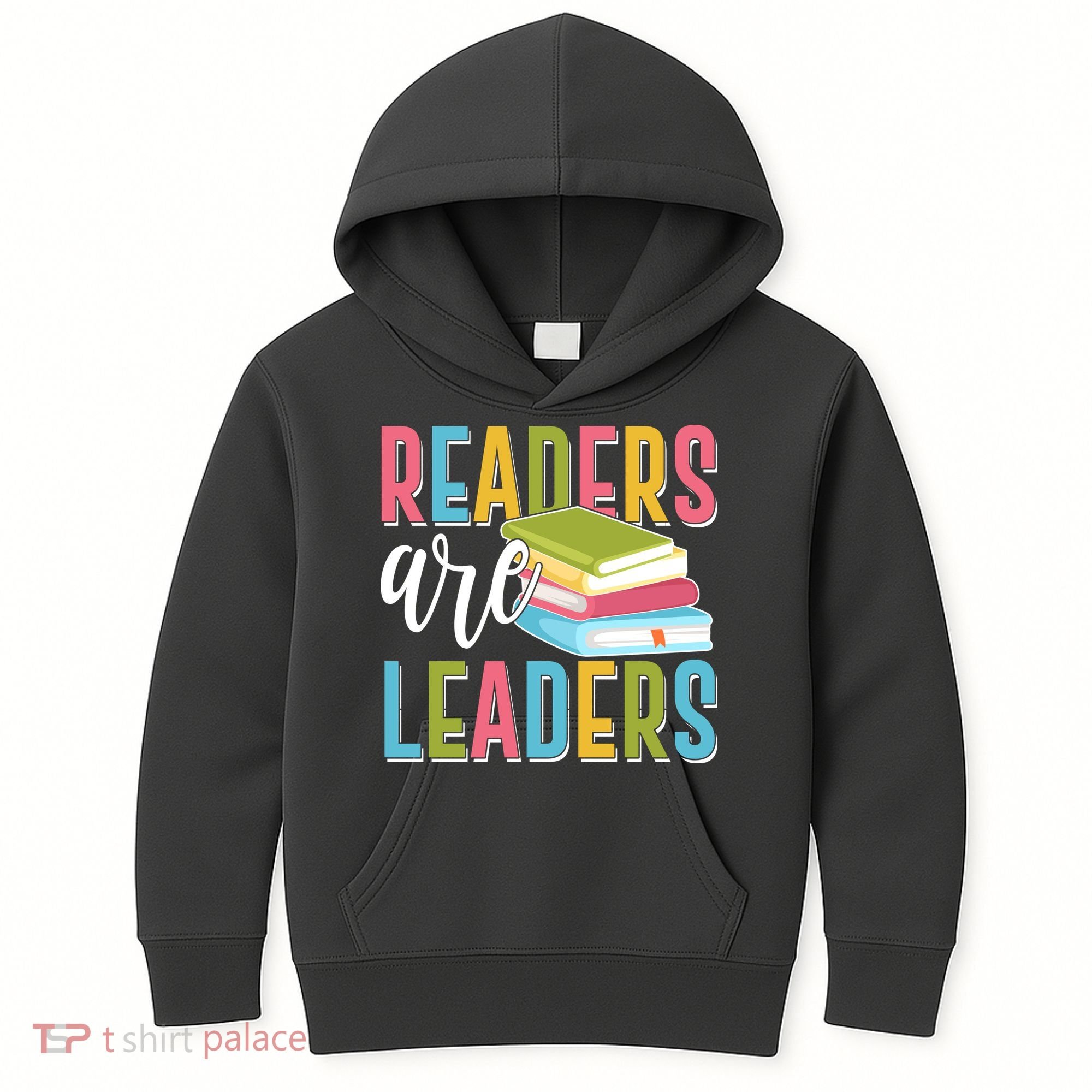 Readers Are Leaders Book Lover Kids Hoodie