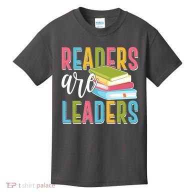 Readers Are Leaders Book Lover Kids T-Shirt