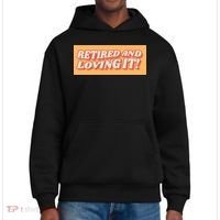 Retired And Loving it District V.I.T. Heavyweight Hoodie thumb 0