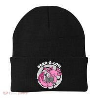 Read A Lotl Axolotl Cute Funny Reading Book Lover Beanie thumb 0