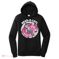 Read A Lotl Axolotl Cute Funny Reading Book Lover Women's Hoodie thumb 0