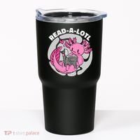 Read A Lotl Axolotl Cute Funny Reading Book Lover Tumbler thumb 0