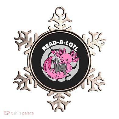 Read A Lotl Axolotl Cute Funny Reading Book Lover Ornament