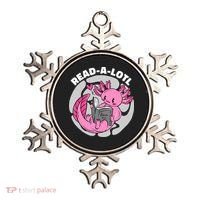 Read A Lotl Axolotl Cute Funny Reading Book Lover Ornament thumb 0