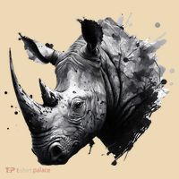 Rhino animal lovers animal rhino Tote Bag thumb 4
