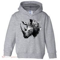 Rhino animal lovers animal rhino Toddler Hoodie thumb 0