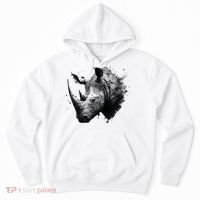 Rhino animal lovers animal rhino Hoodie thumb 0