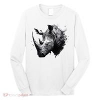 Rhino animal lovers animal rhino Long Sleeve Shirt thumb 0