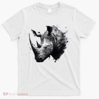 Rhino animal lovers animal rhino T-Shirt thumb 0