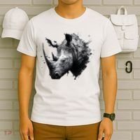 Rhino animal lovers animal rhino T-Shirt thumb 6