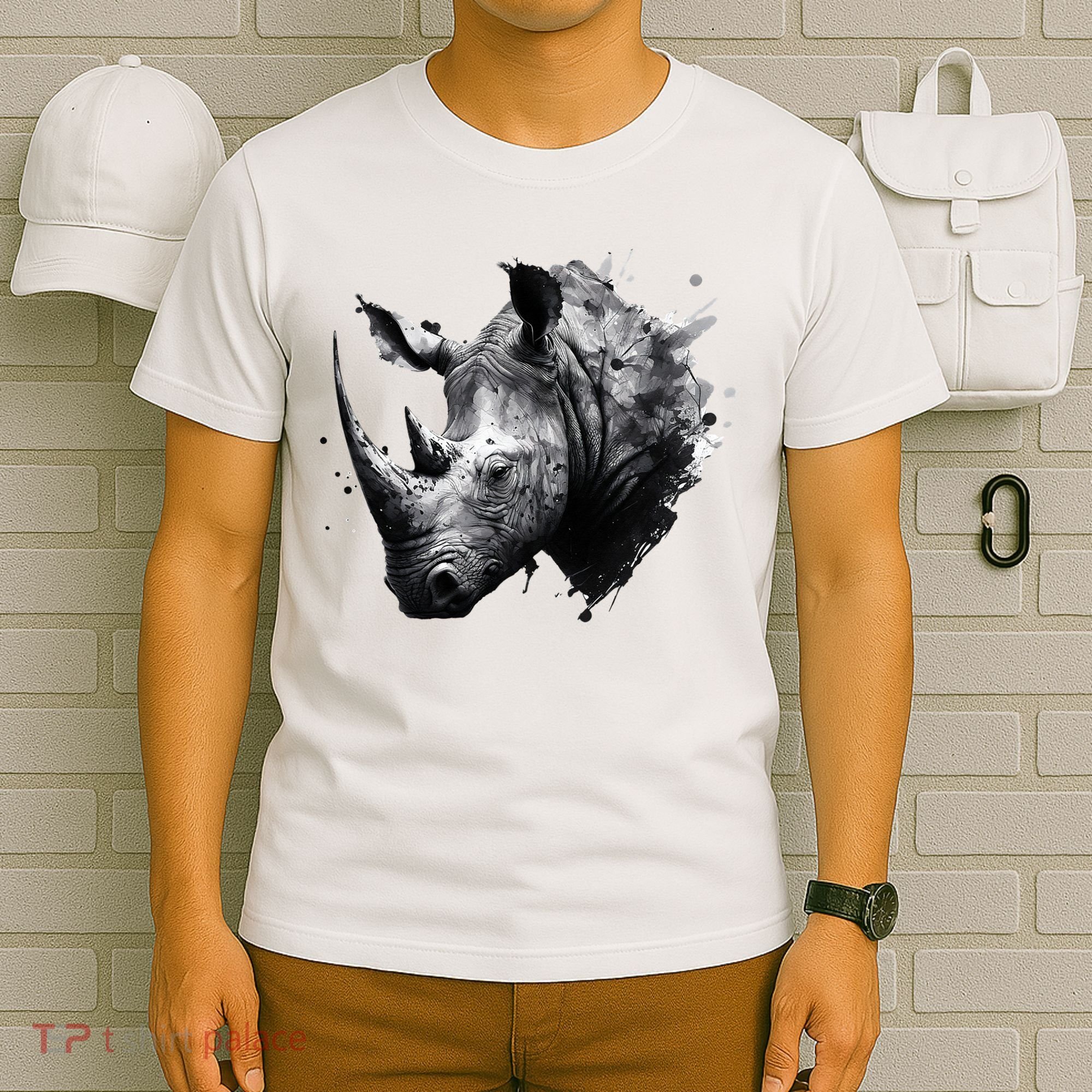 Rhino animal lovers animal rhino T-Shirt