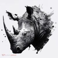 Rhino animal lovers animal rhino Polo thumb 3