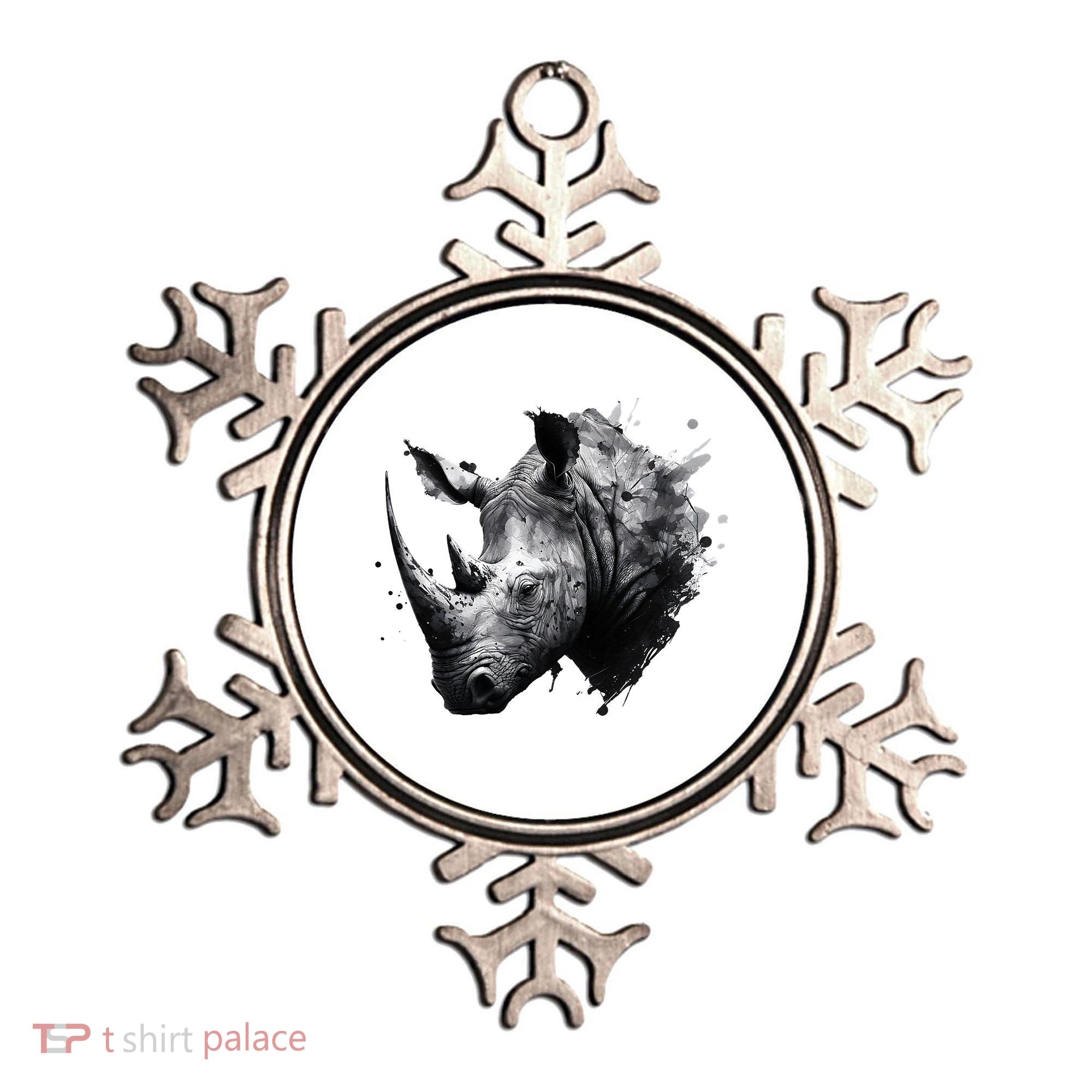 Rhino animal lovers animal rhino Ornament