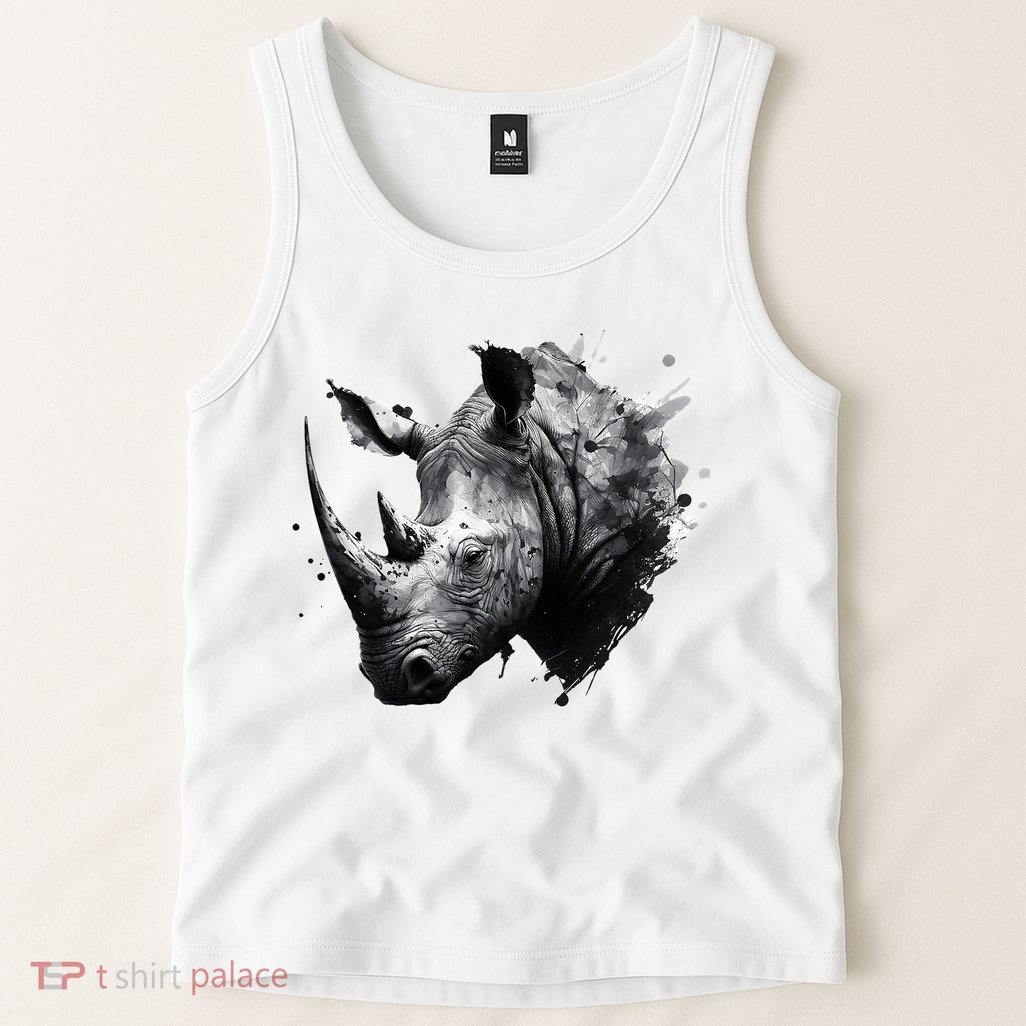 Rhino animal lovers animal rhino Tank Top