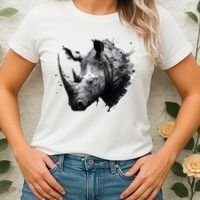 Rhino animal lovers animal rhino Women's T-Shirt thumb 2